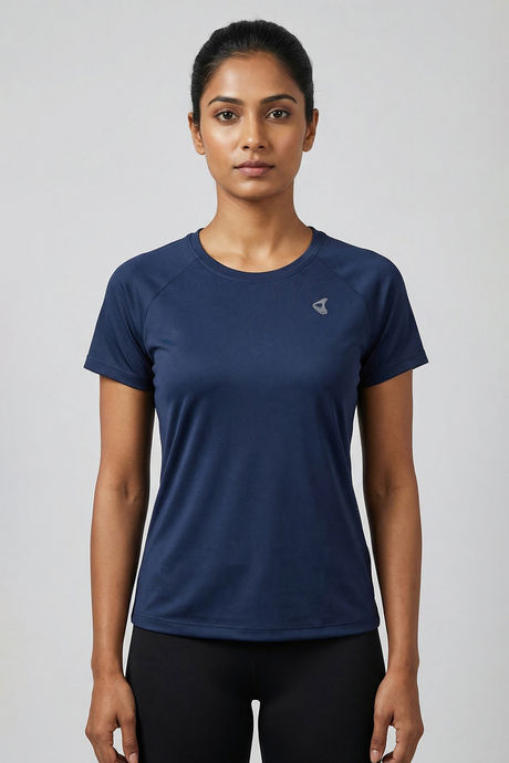 Zelocity Relaxed Quick Dry Top - Navy Peony — image 3